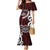 Personalised Aotearoa Bulldog Family Matching Mermaid Dress and Hawaiian Shirt New Zealand Maori Taniko Art