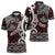 Personalised Aotearoa Bulldog Zipper Polo Shirt New Zealand Maori Taniko Art - Polynesian Pride