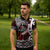 Personalised Aotearoa Bulldog Zipper Polo Shirt New Zealand Maori Taniko Art - Polynesian Pride