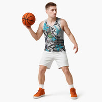 Aotearoa Te Ika-a-Maui Basketball Jersey South Island Kekeru Maori Koru LT14 - Polynesian Pride