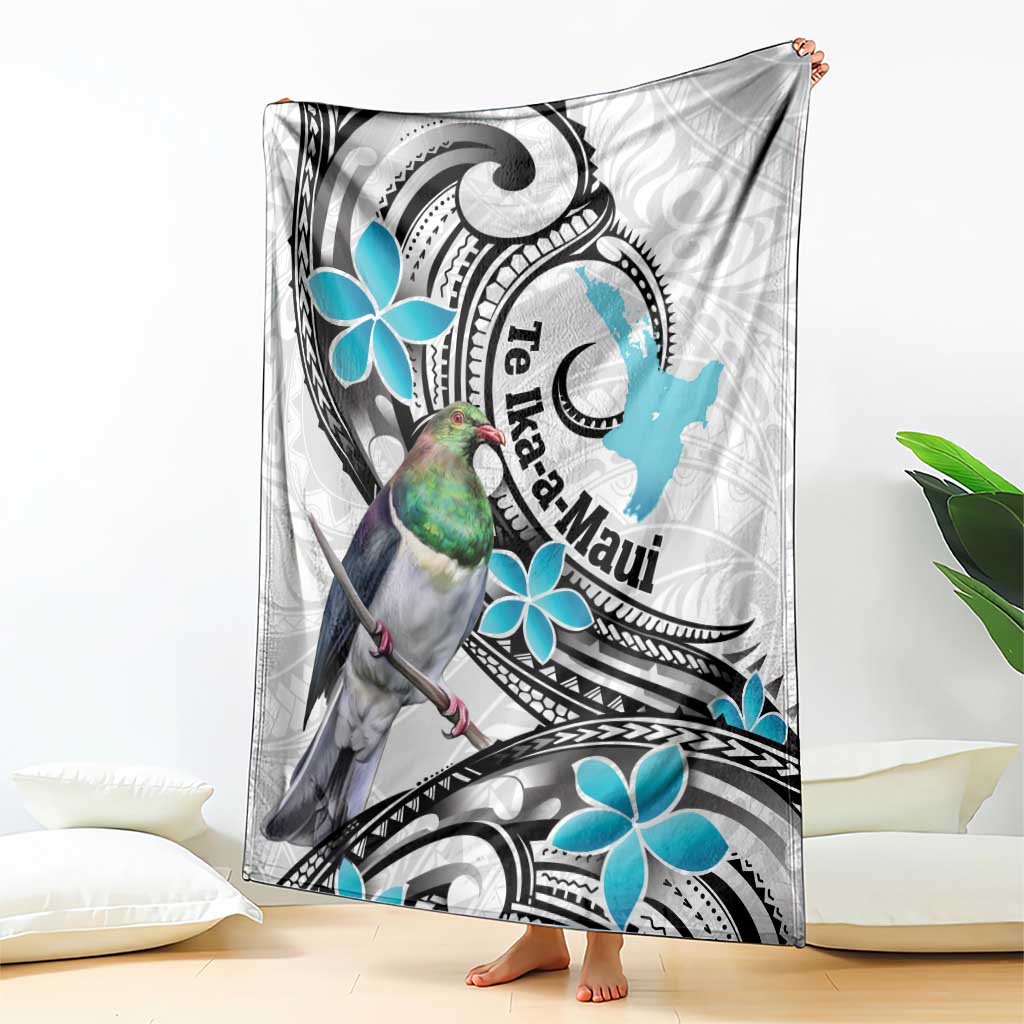 Aotearoa Te Ika-a-Maui Blanket South Island Kekeru Maori Koru