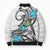 Aotearoa Te Ika-a-Maui Bomber Puffer Jacket South Island Kekeru Maori Koru - Polynesian Pride
