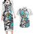 Aotearoa Te Ika-a-Maui Couples Matching Long Sleeve Bodycon Dress and Hawaiian Shirt South Island Kekeru Maori Koru