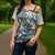 Aotearoa Te Ika-a-Maui Cross Shoulder Shirt South Island Kekeru Maori Koru - Polynesian Pride