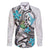 Aotearoa Te Ika-a-Maui Family Matching Off Shoulder Maxi Dress and Hawaiian Shirt South Island Kekeru Maori Koru