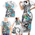 Aotearoa Te Ika-a-Maui Family Matching Short Sleeve Bodycon Dress and Hawaiian Shirt South Island Kekeru Maori Koru
