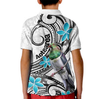 Aotearoa Te Ika-a-Maui Kid Polo Shirt South Island Kekeru Maori Koru