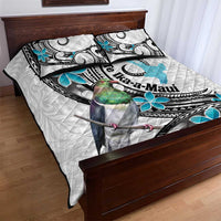Aotearoa Te Ika-a-Maui Quilt Bed Set South Island Kekeru Maori Koru