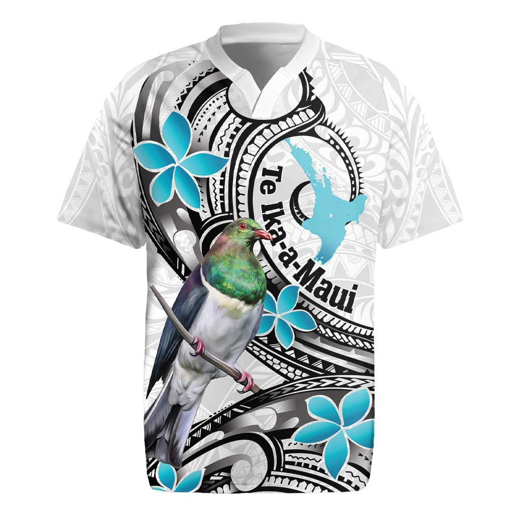 Aotearoa Te Ika-a-Maui Rugby Jersey South Island Kekeru Maori Koru