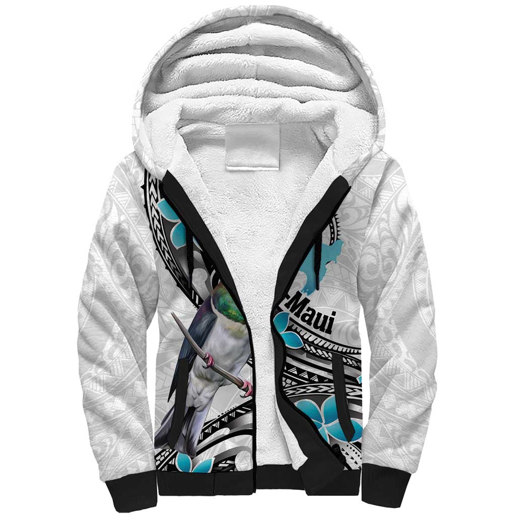 Aotearoa Te Ika-a-Maui Sherpa Hoodie South Island Kekeru Maori Koru