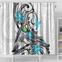 Aotearoa Te Ika-a-Maui Shower Curtain South Island Kekeru Maori Koru LT14 - Polynesian Pride