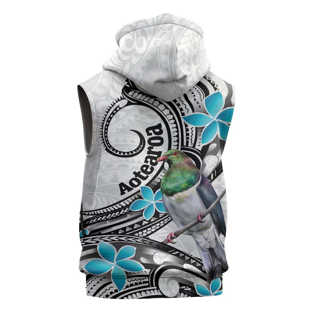 Aotearoa Te Ika-a-Maui Sleeveless Hoodie South Island Kekeru Maori Koru LT14 - Polynesian Pride