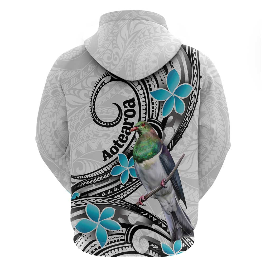 Aotearoa Te Ika-a-Maui Zip Hoodie South Island Kekeru Maori Koru LT14 - Polynesian Pride