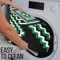 Green New Zealand Taniko Poutama Patikitiki Bathroom Set - Polynesian Pride