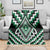 Green Aotearoa Taniko Poutama Patikitiki Blanket