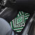 Green Aotearoa Taniko Poutama Patikitiki Car Mats