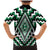 Green Aotearoa Taniko Poutama Patikitiki Family Matching Mermaid Dress and Hawaiian Shirt