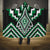 Green Aotearoa Taniko Poutama Patikitiki Hooded Blanket