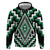 Green Aotearoa Taniko Poutama Patikitiki Hoodie