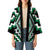 Green New Zealand Taniko Poutama Patikitiki Kimono - Polynesian Pride
