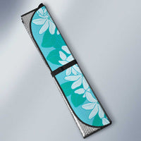 Cook Islands Tiare Maori With Conch Shell Auto Sun Shade Pasifika Fest Polynesian Tattoo Turquoise LT14 - Polynesian Pride