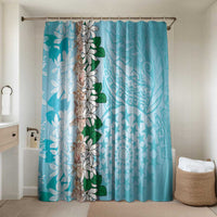 Cook Islands Tiare Maori With Conch Shell Bathroom Set Pasifika Fest Polynesian Tattoo Turquoise