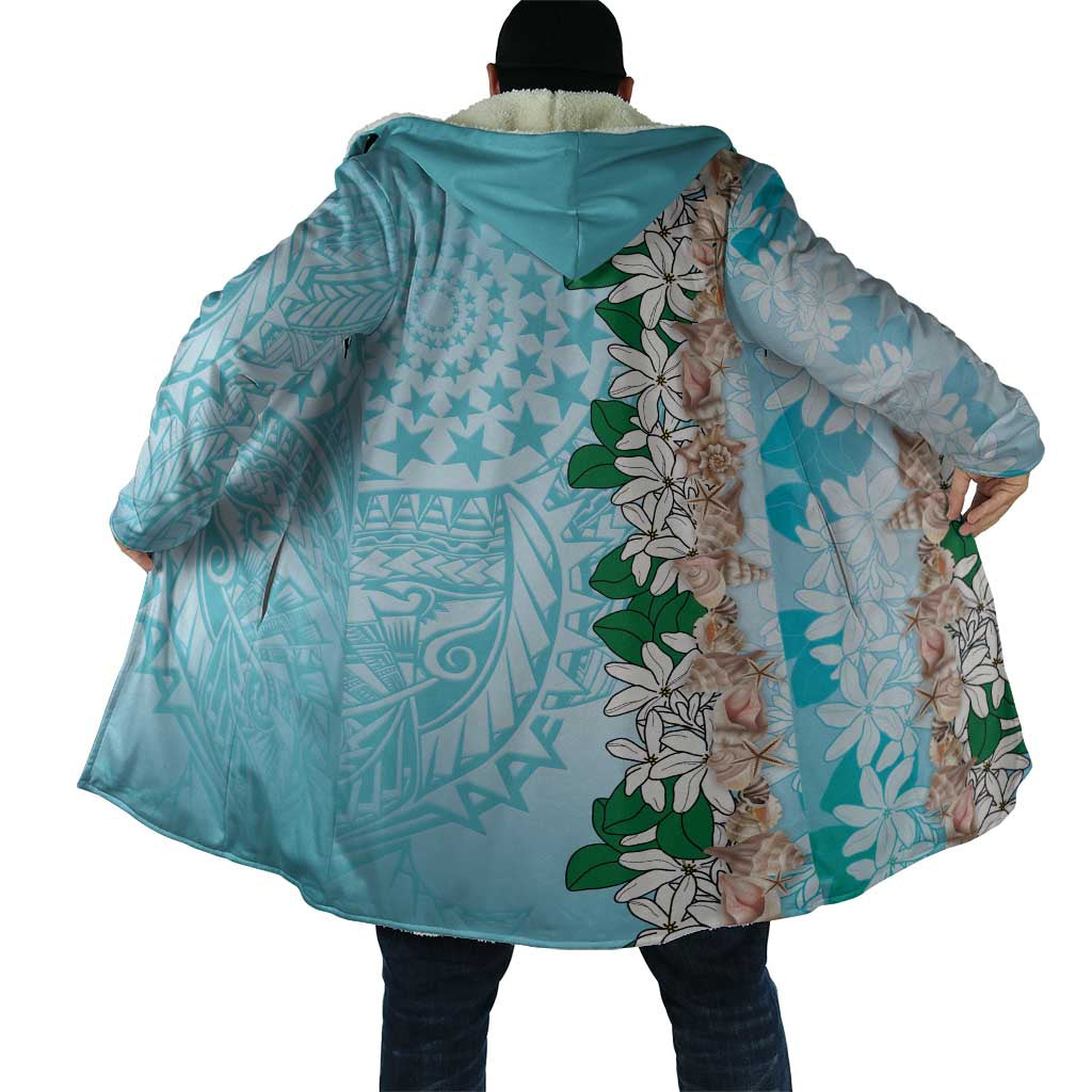 Cook Islands Tiare Maori With Conch Shell Cloak Pasifika Fest Polynesian Tattoo Turquoise