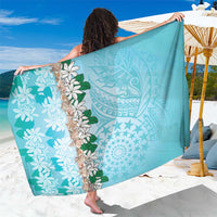 Cook Islands Tiare Maori With Conch Shell Sarong Pasifika Fest Polynesian Tattoo Turquoise