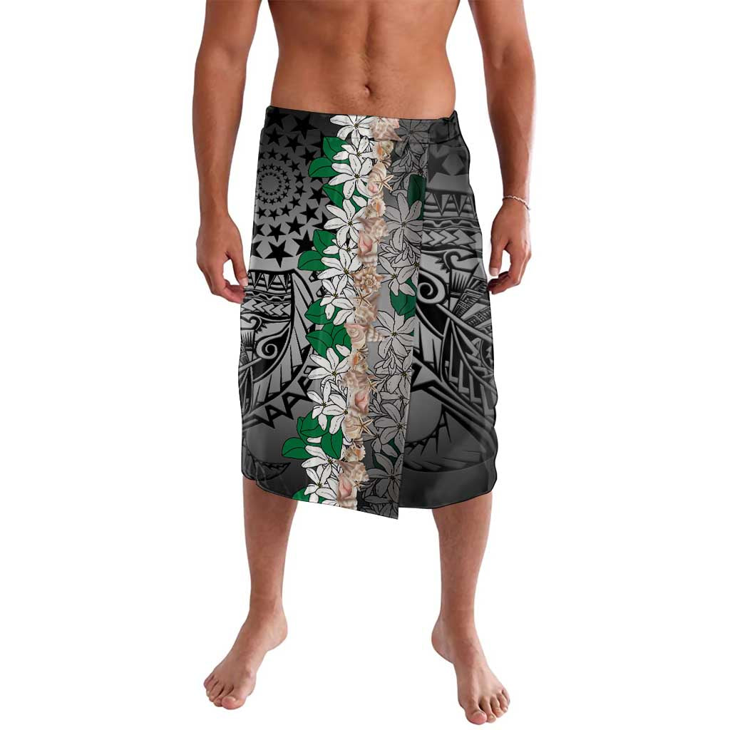 Cook Islands Tiare Maori With Conch Shell Lavalava Pasifika Fest Polynesian Tattoo Black