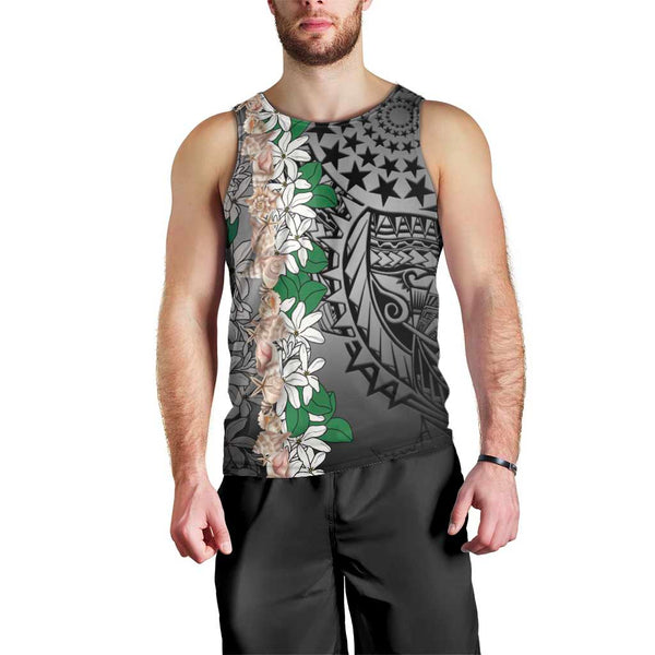 Cook Islands Tiare Maori With Conch Shell Men Tank Top Pasifika Fest ...