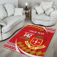 Personalised Kolisi Tonga College Atele Area Rug Mate Maa Tonga 142 Years Anniversary LT14 - Polynesian Pride