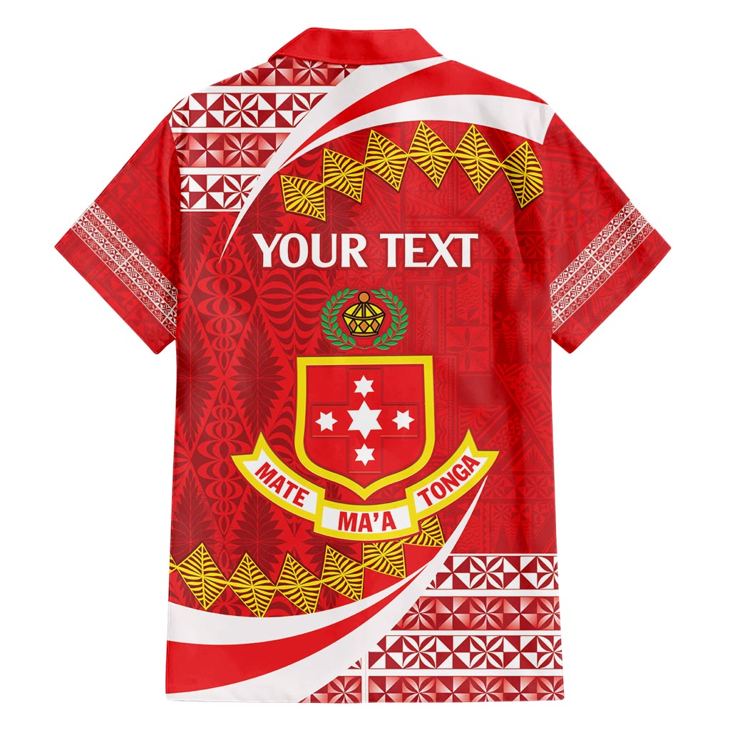Personalised Kolisi Tonga College Atele Family Matching Short Sleeve Bodycon Dress and Hawaiian Shirt Mate Maa Tonga 142 Years Anniversary