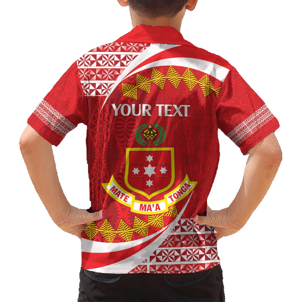 Personalised Kolisi Tonga College Atele Family Matching Tank Maxi Dress and Hawaiian Shirt Mate Maa Tonga 142 Years Anniversary LT14 - Polynesian Pride