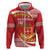 Personalised Kolisi Tonga College Atele Zip Hoodie Mate Maa Tonga 142 Years Anniversary