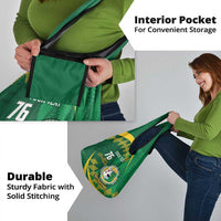 Personalised Tonga Liahona-Saineha High School Grocery Bag Happy 76 Years Anniversary