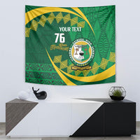 Personalised Tonga Liahona-Saineha High School Tapestry Happy 76 Years Anniversary LT14 - Polynesian Pride