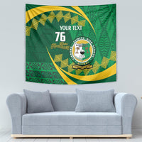 Personalised Tonga Liahona-Saineha High School Tapestry Happy 76 Years Anniversary LT14 - Polynesian Pride