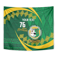 Personalised Tonga Liahona-Saineha High School Tapestry Happy 76 Years Anniversary LT14 - Polynesian Pride