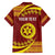 Personalised Tonga High School Family Matching Off Shoulder Maxi Dress and Hawaiian Shirt Happy 77 Years Anniversary