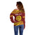Personalised Tonga High School Off Shoulder Sweater Happy 77 Years Anniversary