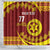 Personalised Tonga High School Shower Curtain Happy 77 Years Anniversary