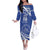 Personalised Tonga Tupou College Toloa Family Matching Off The Shoulder Long Sleeve Dress and Hawaiian Shirt Happy 158 Years Anniversary