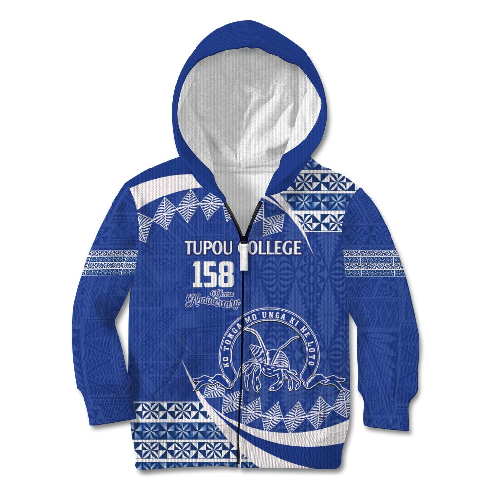 Personalised Tonga Tupou College Toloa Kid Hoodie Happy 158 Years Anniversary