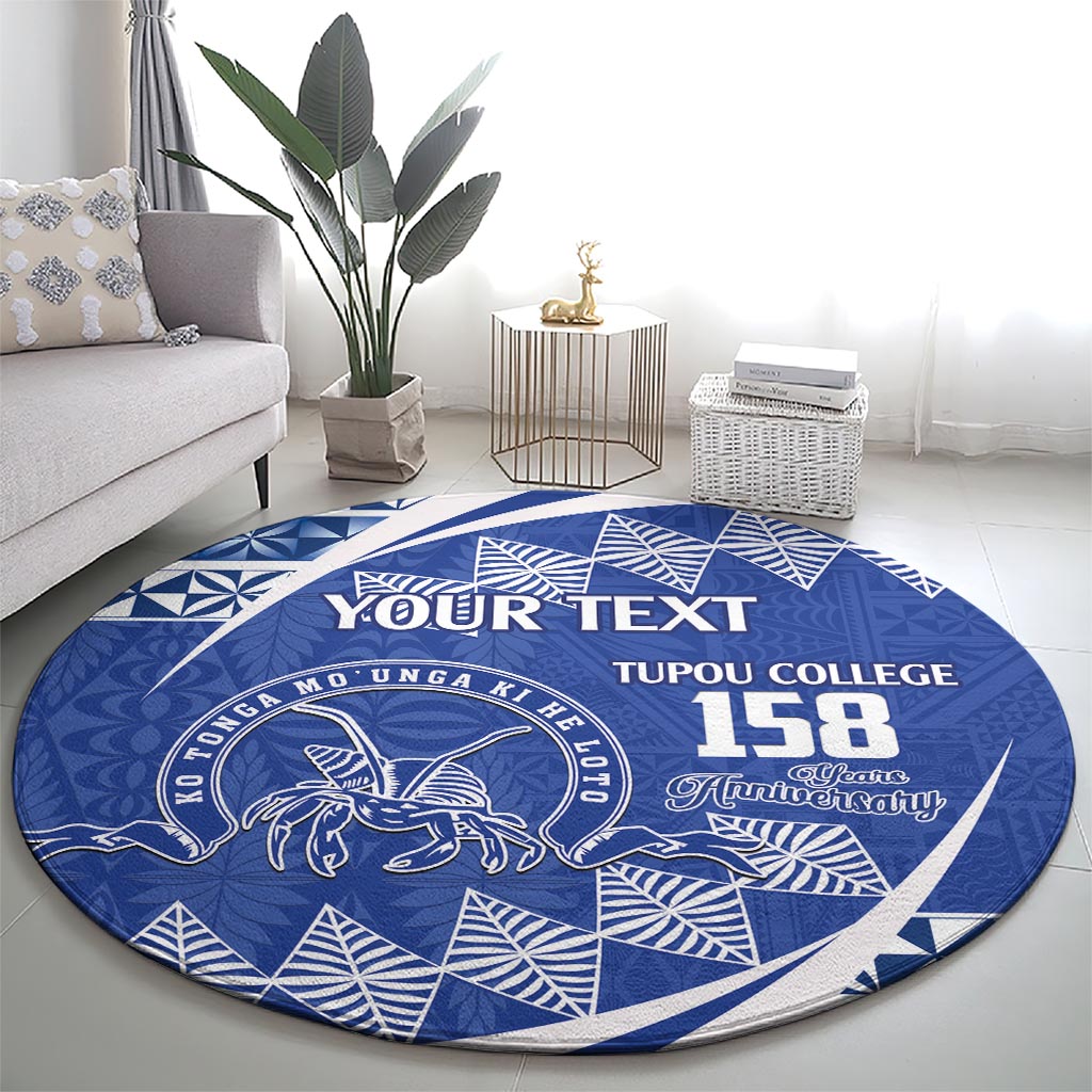 Personalised Tonga Tupou College Toloa Round Carpet Happy 158 Years Anniversary