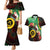 Long God Yumi Stanap Vanuatu Couples Matching Mermaid Dress and Hawaiian Shirt Tropical Flowers Aboriginal Pattern