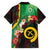 Long God Yumi Stanap Vanuatu Family Matching Summer Maxi Dress and Hawaiian Shirt Tropical Flowers Aboriginal Pattern