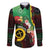 Long God Yumi Stanap Vanuatu Family Matching Summer Maxi Dress and Hawaiian Shirt Tropical Flowers Aboriginal Pattern
