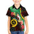 Long God Yumi Stanap Vanuatu Family Matching Summer Maxi Dress and Hawaiian Shirt Tropical Flowers Aboriginal Pattern