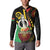 Tamtam Drum Vanuatu Button Sweatshirt Boar Tusk Aboriginal Flag Style