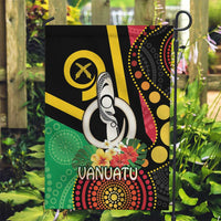 Tamtam Drum Vanuatu Garden Flag Boar Tusk Aboriginal Flag Style